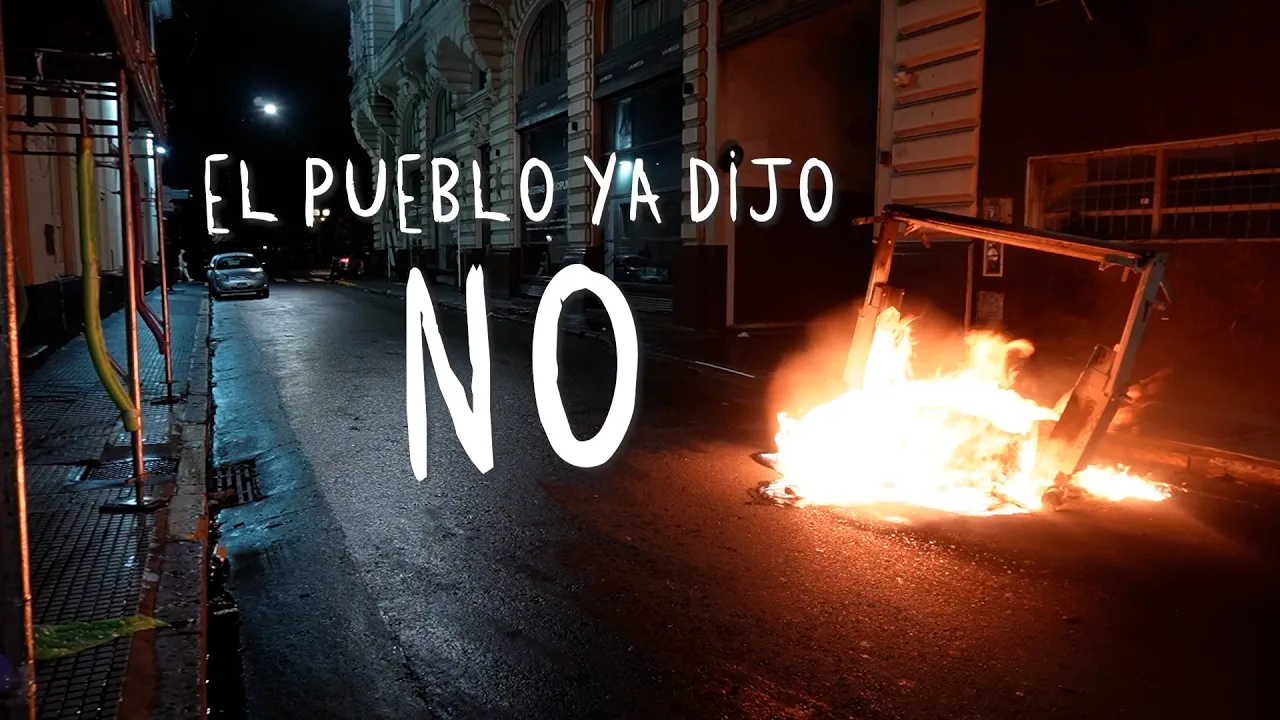 El pueblo dijo no
